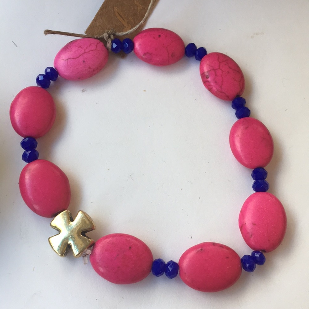 Pink Stretch Bracelet